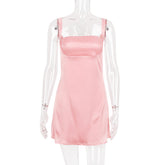 VINTAGE CREME MINIKLEID - Rosa